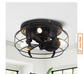 Ceiling lamp with fan New in perfect condition PICK UP ONLY