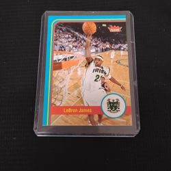 Rare Old LeBron James High School Basketball Card 2012 Fleer Retro #2 - Perfect Condition 