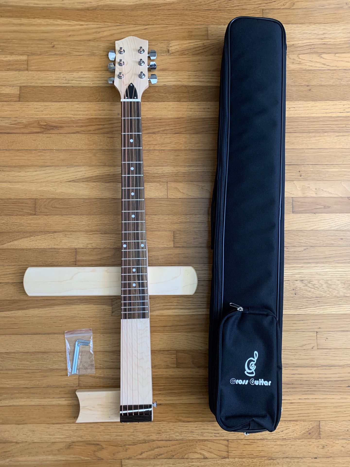 Travel Guitar from Cross guitar: acoustic steel with gig bag