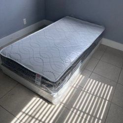 Twin Size Mattress With Box Spring COLCHONES Individuales 