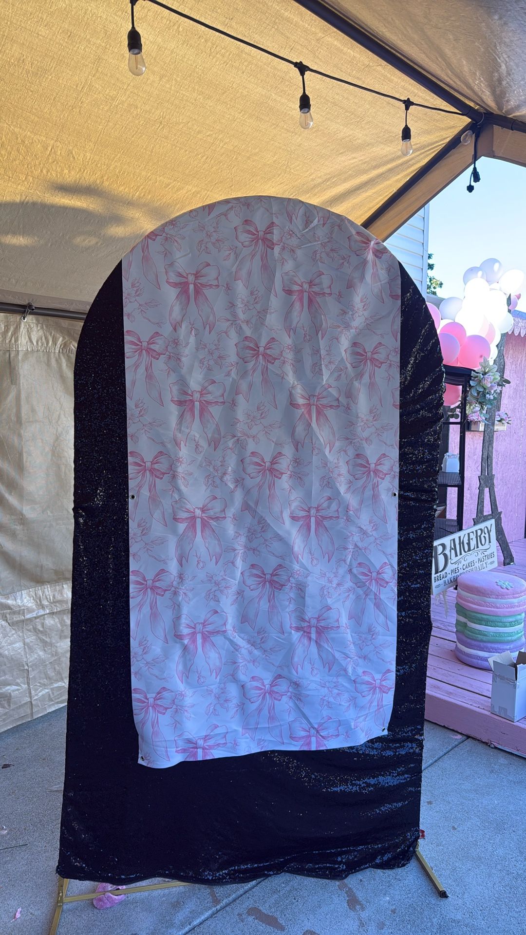 Arch Backdrop Bows Only