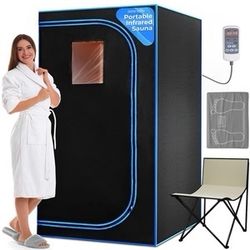 Unused Deluxe Personal Therapy Detox Heated Home Sauna