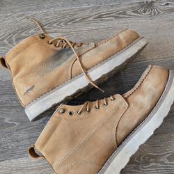 Tan Golden Fox Work Boots 
