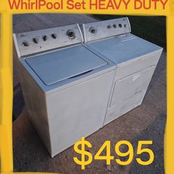 $495 WhirlPool Washer Dryer 