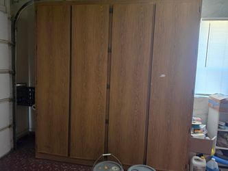 Free garage cabinets in good condition