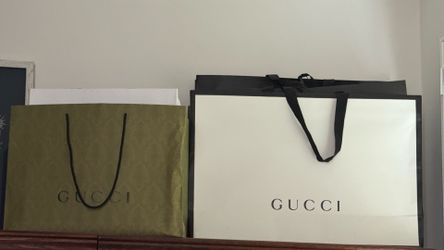 Authentic Gucci Paper Bag for Packaging
