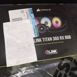 icue link titan 360 rx rgb cpu cooler