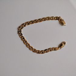 14k Solid Gold. Gucci, Men Bracelet 
