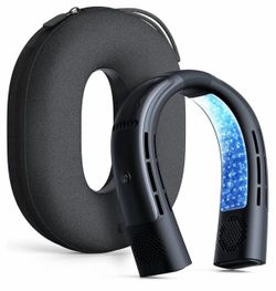 TORRAS COOLiFY 2S Lite Neck Air Conditioner Neck Fan, Lightweight & Comfortable, Hands-Free Wearable AC for Commute, Work, Travel. Black