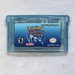 Pokemon Liquid Crystal Nintendo Gameboy Advance GBA/DS Lite