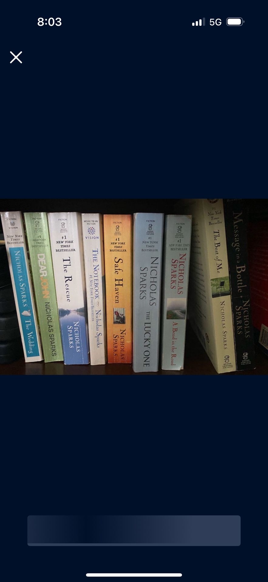 Novels by Nicholas Sparks