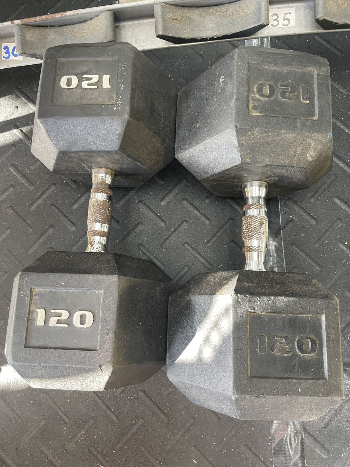 120lb Dumbbells