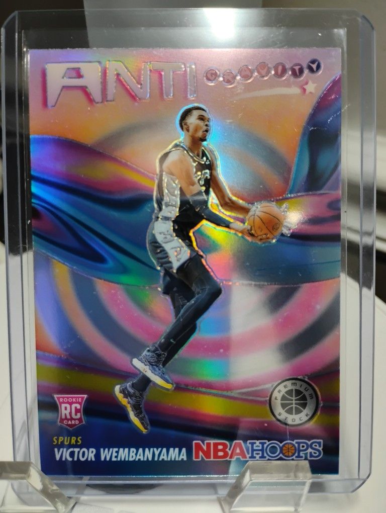 Victor Wembanyama 2024 NBA Hoops 🏀 🔥 Premium Stock "Antigravity" Rookie (RC) Prizm Insert