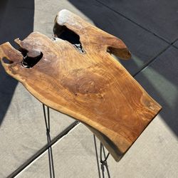 Wood Side Table