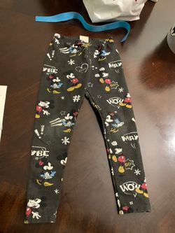 Zara girls leggings Mickey mouse