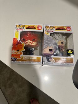 My Hero academia Dabi and endeavor Funko Pop bundle.