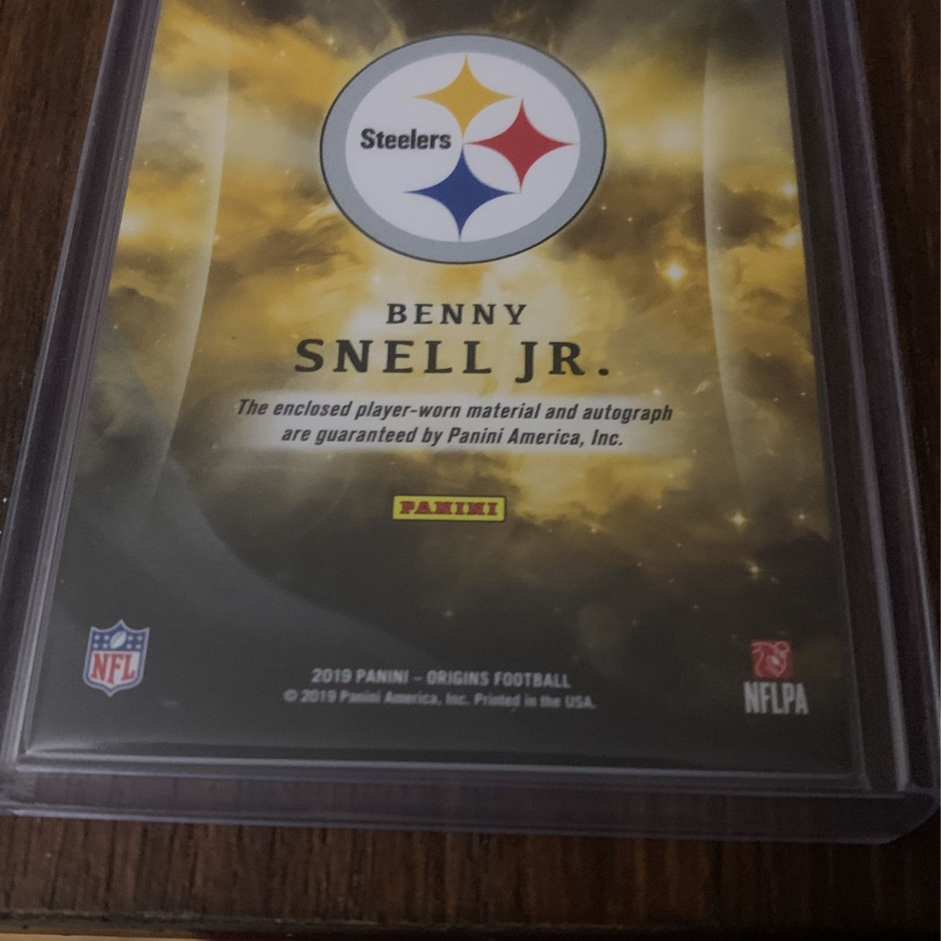 Autographed Panini Football Cards