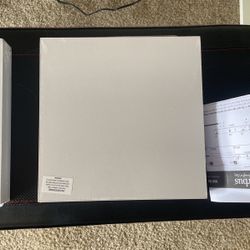 3 Square White Floating Shelves