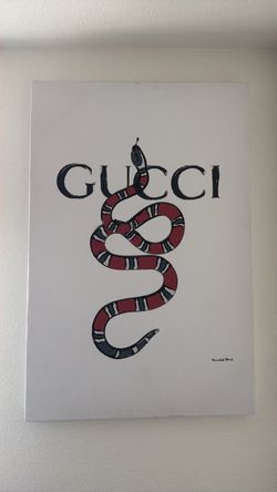 Snake Canvas Wall Art Print