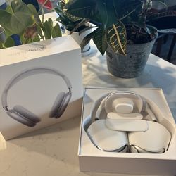 AirPod AirMax Silver Headphones 