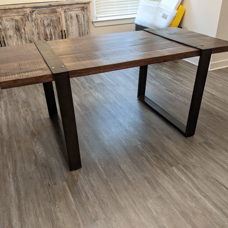 Industrial Style Rustic Dining Table