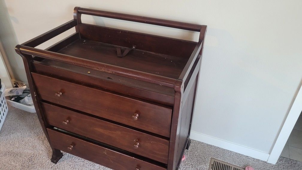 Wardrobe & Baby Changing Table