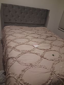 Queen size bed, and Mattress (fairly new)