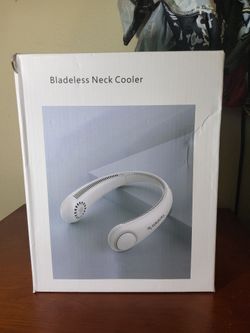 Bladeless Neck Cooler A18 Portable Fan Wearable Cooling Device - Captain's Treasure!"