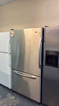 Nice like new Amana stainless steel refrigerator