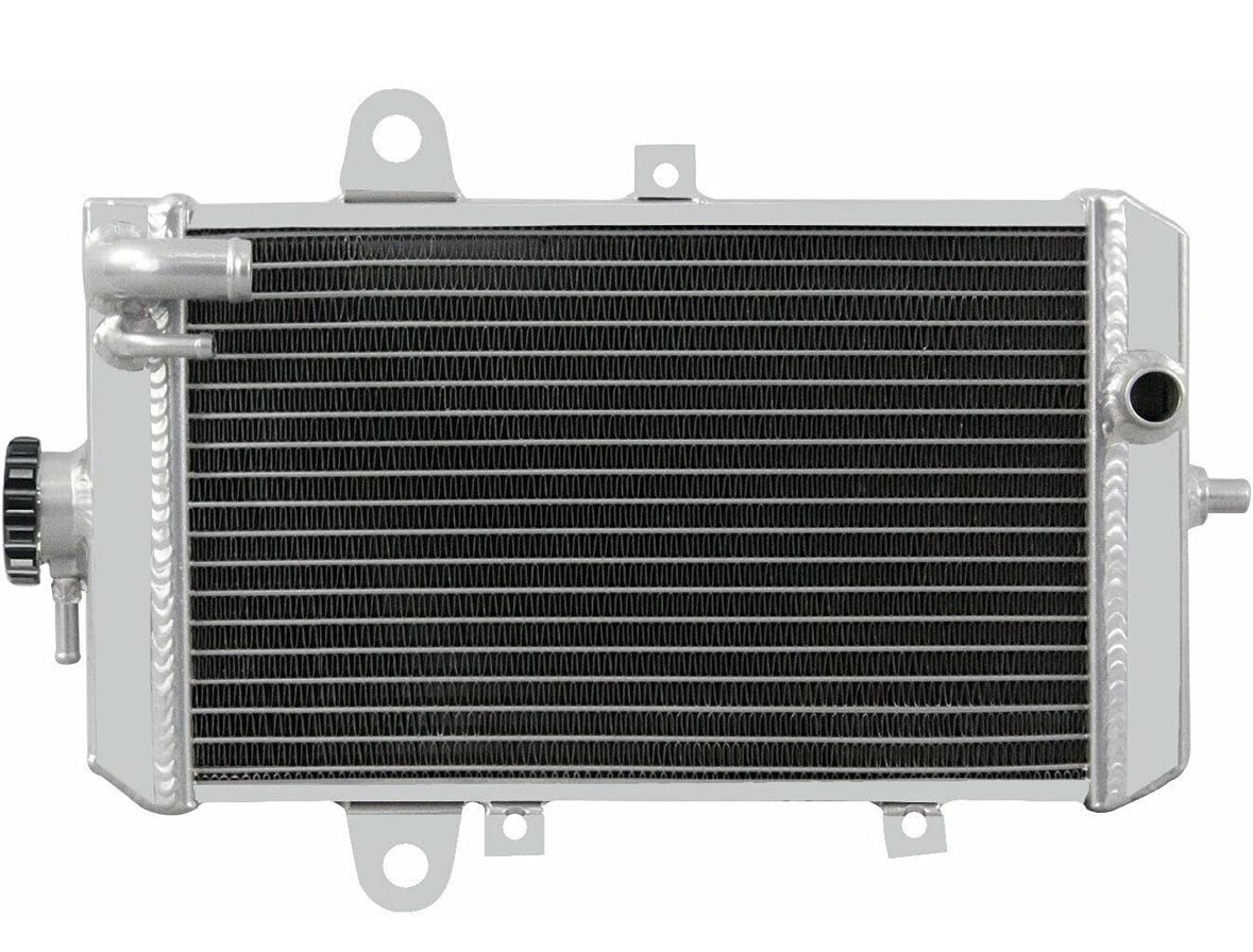 2 Row Aluminum Radiator Compatible with Yamaha Raptor 700 Raptor 700R 2013 14 15 16 17 2018, Aluminum Core