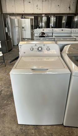 White GE Top Load Washer Large Capacity