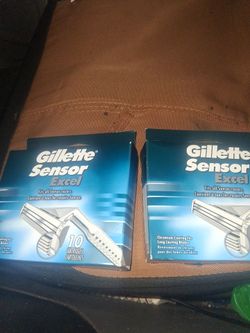 Gillette Sensor Excel Razor Cartridges – 2 Boxes