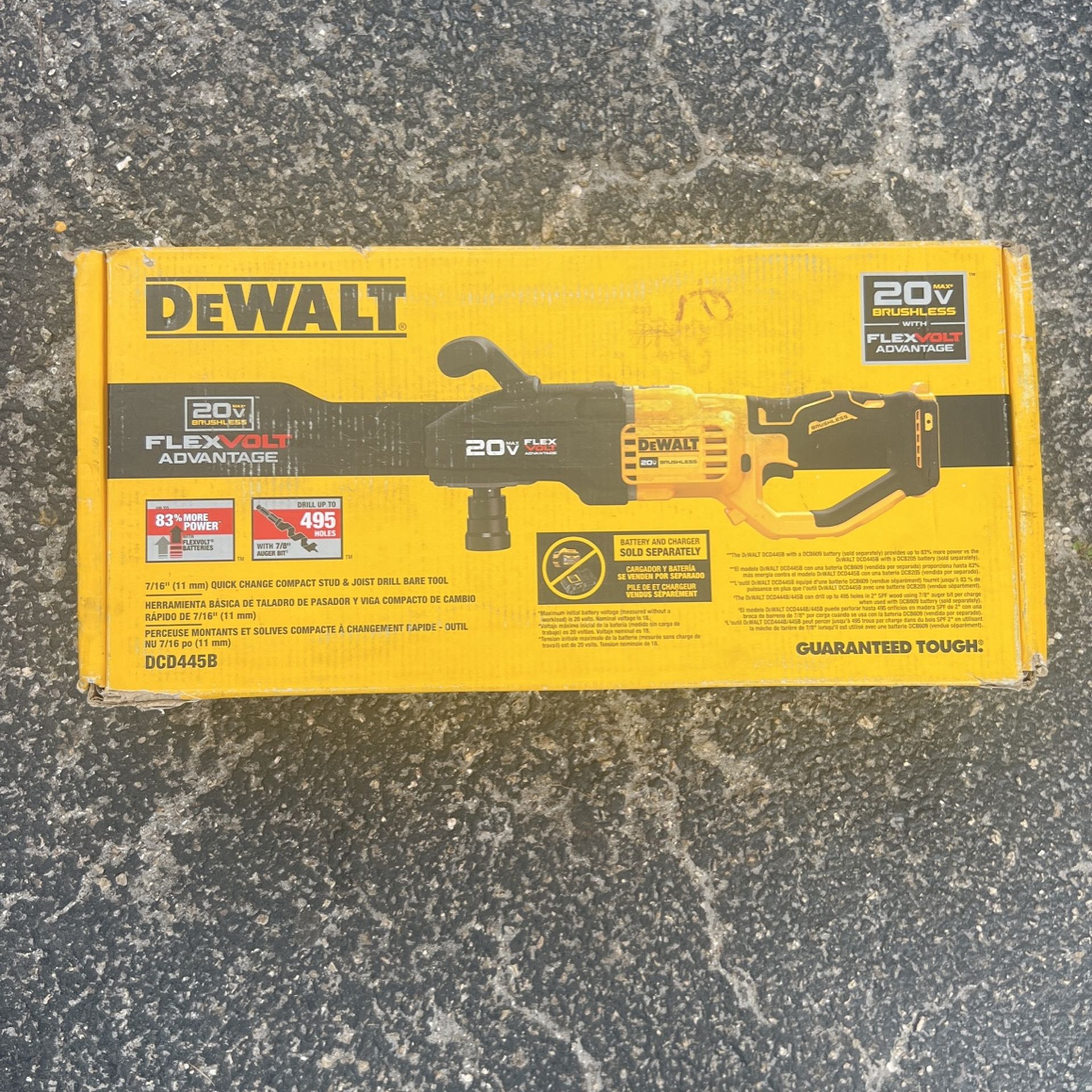 Dewalt Flexvolt Advantage 7/15 Quick Change Compact Stud &Joist Drill