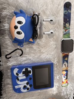 🎮 Sonic the Hedgehog 4-in-1 Gift Set – Watch + Wireless Earbuds (New