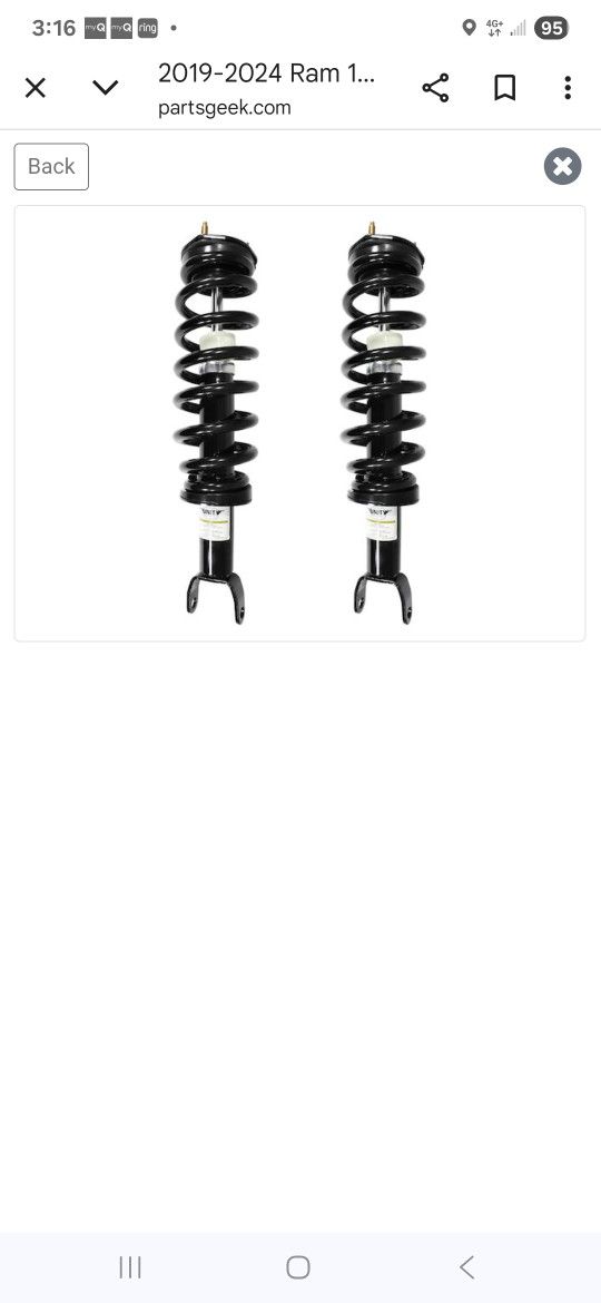 Struts for 2020 Dodge Ram 1500