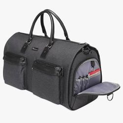 Modoker 45L Duffel Bag with Shoulder Strap, very dark grey /black. New