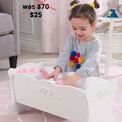 Brand New Baby Doll Cradle Was $70