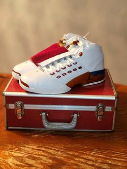 Nike Air Jordan XVII 17 Cherry Mid 2002 OG Pair NEW w Suitcase CD Size 15 for Sale in Phoenix AZ OfferUp