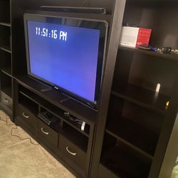 4 Piece Tv Console Set 55-60 In Tv