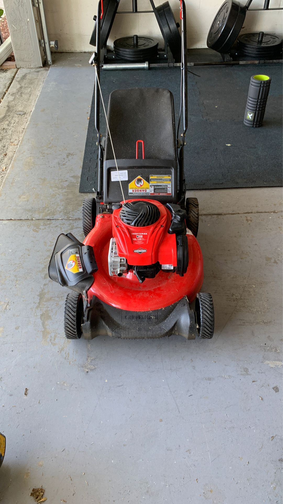 Craftsman M110 Mower.
