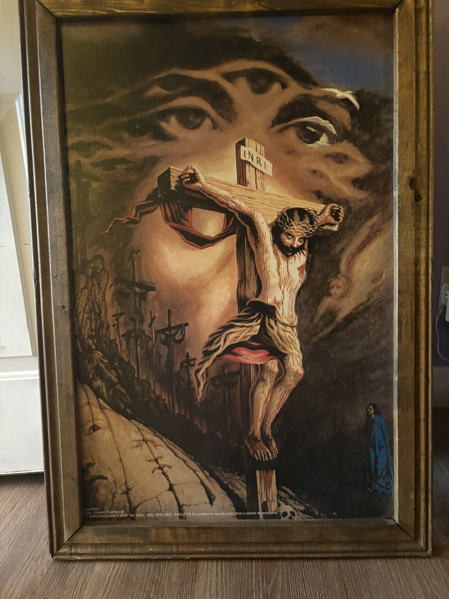 Jesus Painting Wood