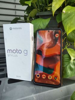 Motorola g stylus 2025 factory unlocked 256 gb.  Brand new condition