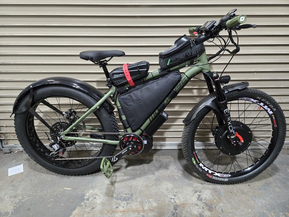Mongoose Fat bike e bike fully custom
