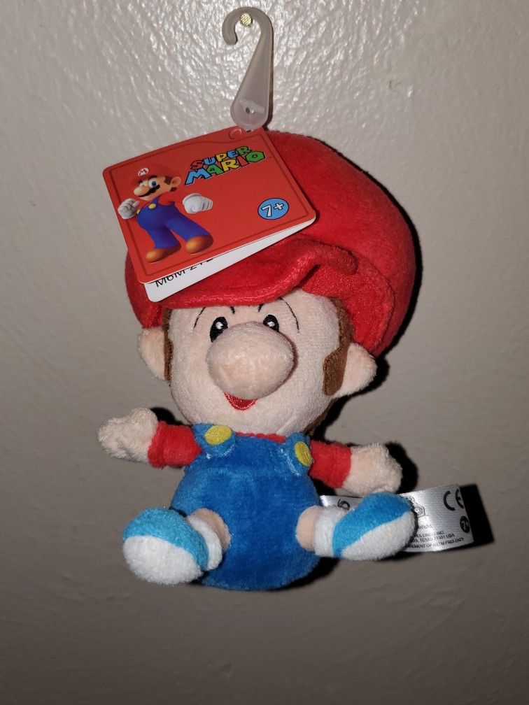 Super Mario/Baby Mario Soft Plush! New With Tags! Excellent Condition!