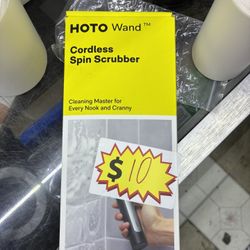 HOTO Wand Cordless Spin Scrubber