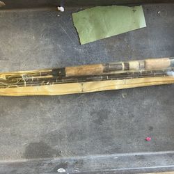 Vintage Penguin Fishing pole