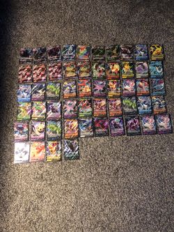 Lot of v and vmax pokémon cards