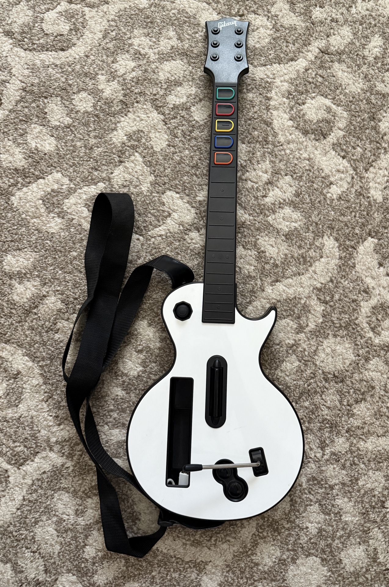 Guitar hero les paul white guitar for wii
