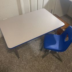 Study Kids Table And One Chair 