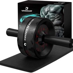 Vinsguir Ab Roller Wheel, Abs Workout Equipment for Abdominal & Core Strength Training, Exercise Wheels for Home Gym, Fitness Equipment for Core Worko